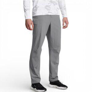 Under Armour Mantra Fishing Pants Mens Size 34x32 Gray UPF 50+ Water Repellent